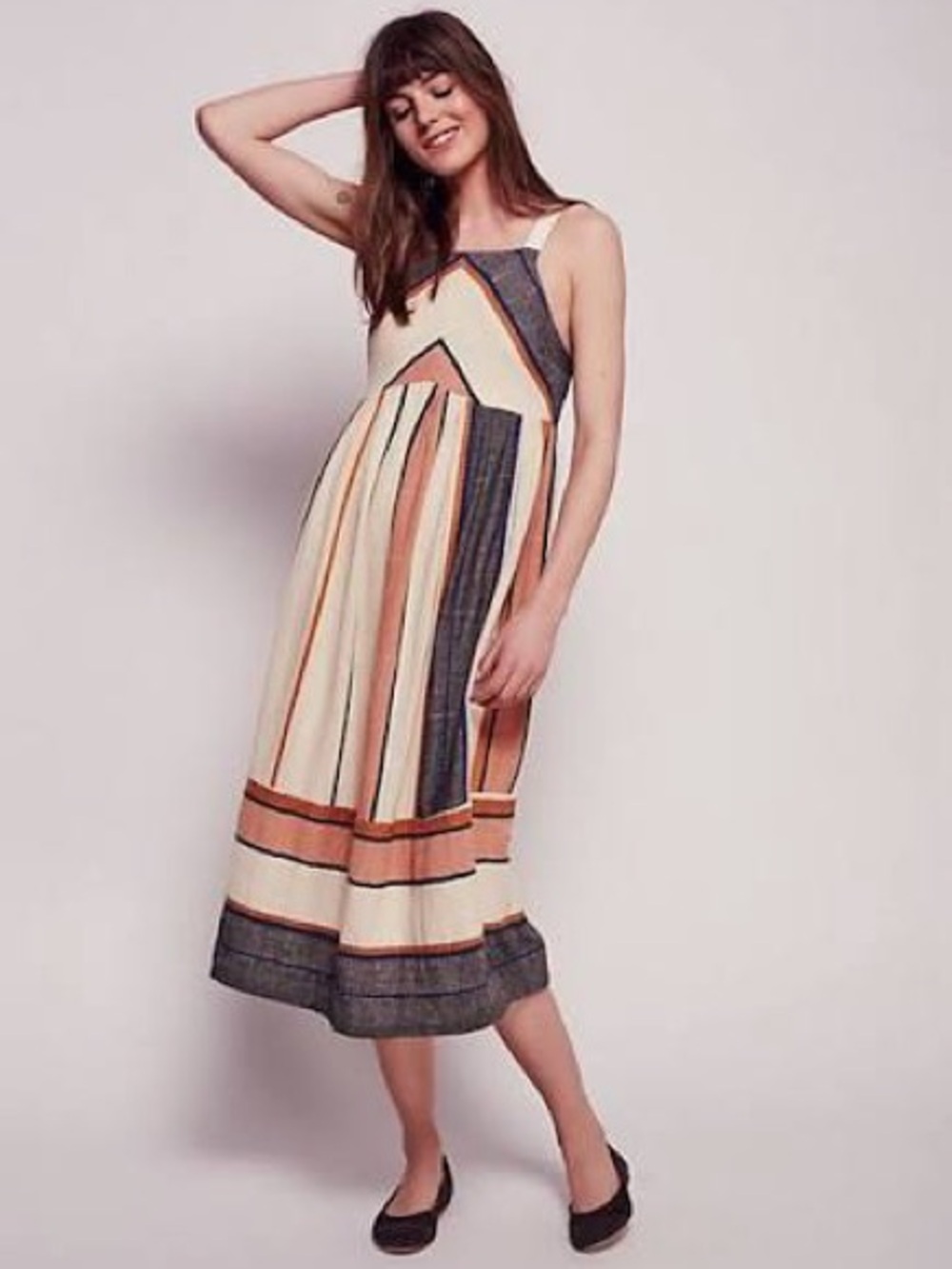 Free people bloom striped dress size M - Picture 5 of 12